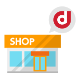 dポイント加盟店でのお買物に！